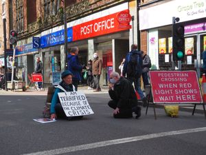 Supporting image for story: Shrewsbury climate protester who blocked traffic grateful for unexpected support