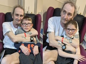 Andy Jenvey with his grandchildren