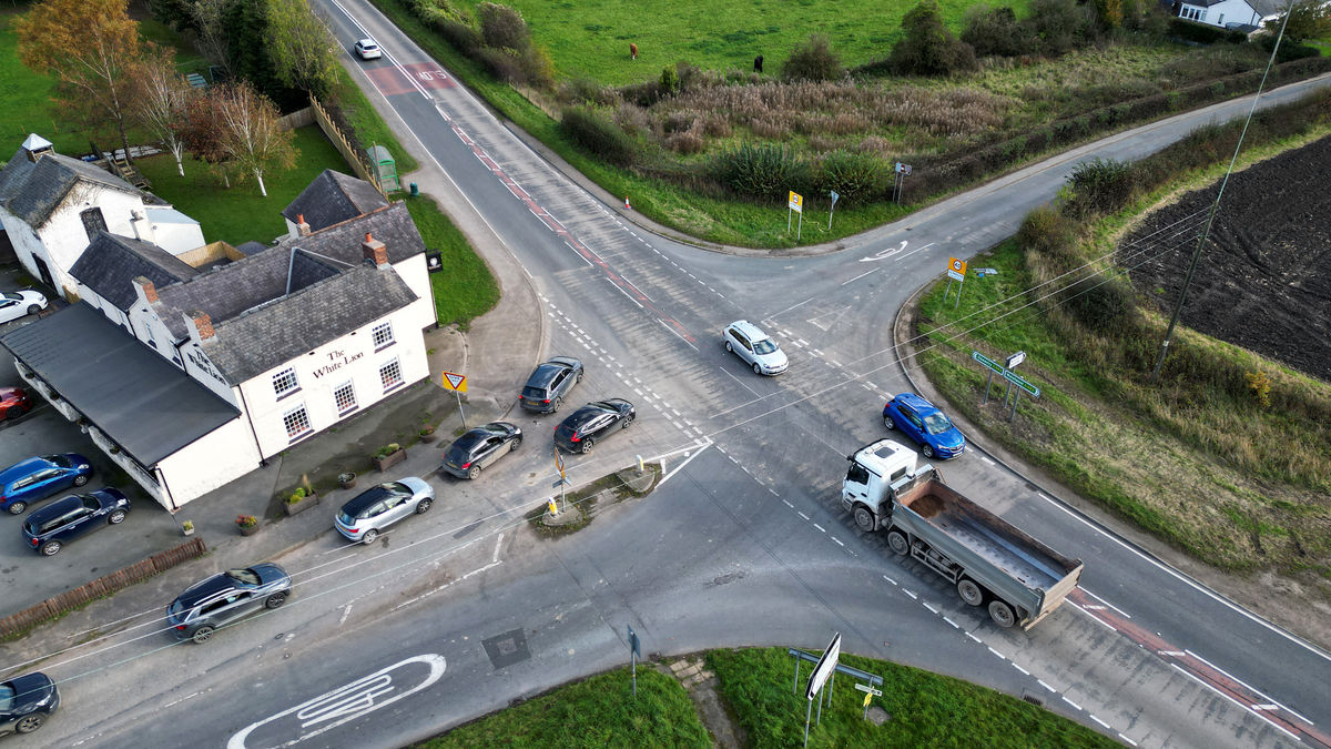 Two multi-vehicle crashes in two hours at notorious A483 accident blackspot