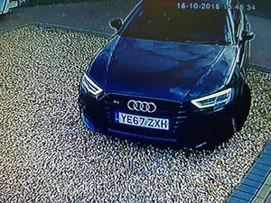 The Audi which has been stolen