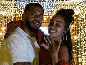 Supporting image for story: Andre Gray celebrates engagement to Little Mix star Leigh-Anne Pinnock