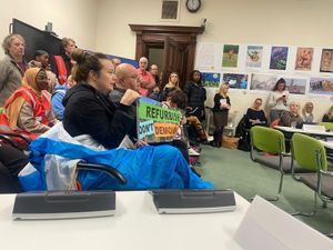 The public gallery during today's planning meeting which saw the committee approve the Birmingham Druids Heath scheme. Credit: Alexander Brock. Permission for use for all LDRS partners.