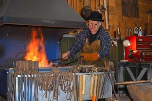 Supporting image for story: Real life: Worth his mettle - the Shropshire Blacksmith forging the way