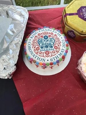 Kings Coronation cake. Photo: Laird Estates