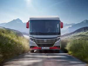 Supporting image for story: Stunning new motorhome to make visit to Stafford business