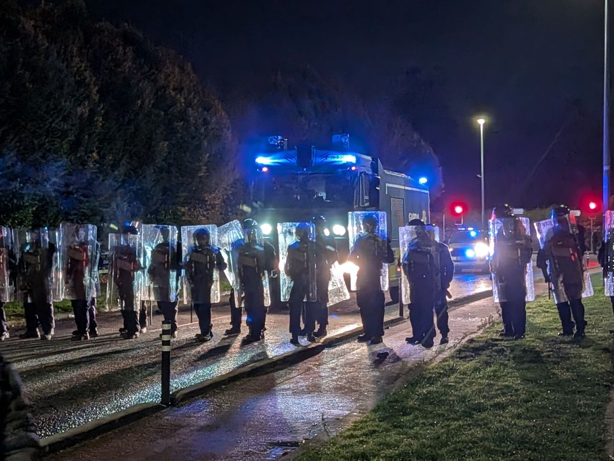 Garda Commissioner pledges &lsquo;robust response&rsquo; to any further disorder near hotel