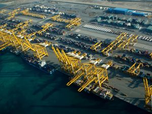 Supporting image for story: Port operator DP World suffers fall of nearly 60% in half-year profits