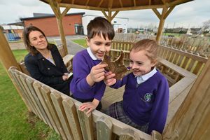 Dylan, five, and Aria, six. Photo: Steve Leath