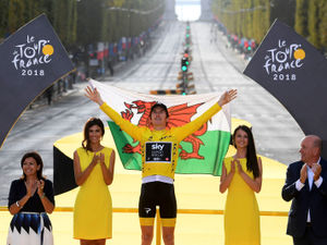 Supporting image for story: Geraint Thomas's Tour de France trophy stolen from Birmingham NEC