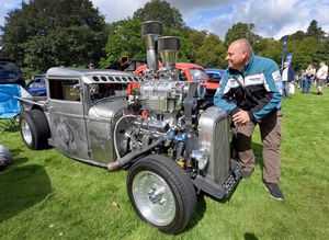 Stuart Smith from Lye, with his 1932 Model B Pickup. 