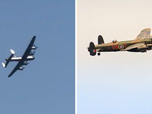 Supporting image for story: Watch historic Lancaster Bomber flying over the West Midlands - Battle of Britain Memorial Flight schedule