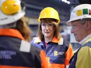 Chancellor Rachel Reeves at Scunthorpe's British Steel site