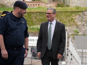 Prime Minister Sir Keir Starmer with Commanding Officer Matthew Teare