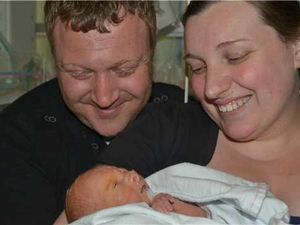 Supporting image for story: Max, the one in a million baby born against all the odds, facing new battle