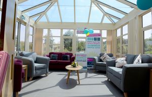 The new conservatory at Severn Hospice in Apley which is celebrating its 10th anniversary