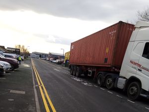 Supporting image for story: Double yellow lines in place at Oswestry industrial estate