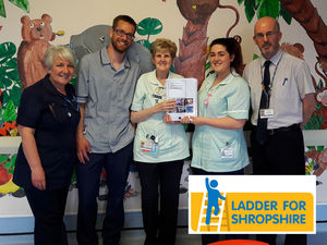 Supporting image for story: Ladder for Shropshire: Care trainees just what doctor ordered