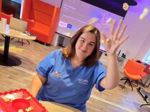 Throwing popcorn and making memories - Joanna Hutton, Staff Nurse at Acorns in the Black Country. 