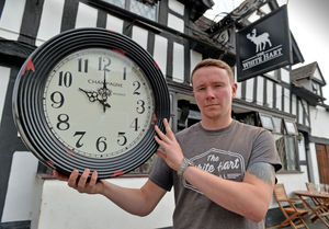 Landlord of the White Hart in Shifnal, Adam Caton