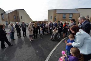 Crowds turned out for the official opening