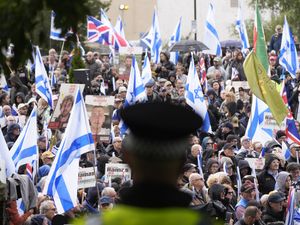 Supporting image for story: Hundreds turn out at rally marking two-year anniversary of October 7 attacks