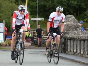 Supporting image for story: Cycle club donates to Hope House