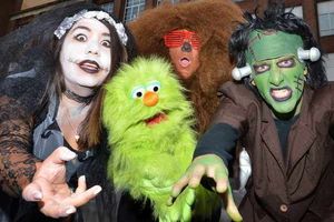 Witchy Woo Woo, Wolfy The Wolfman and Franky Frankenstein