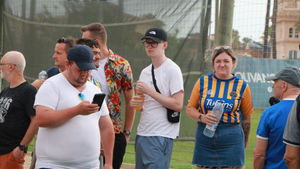 Shrewsbury Town meet and greet with fans in Valencia during open training