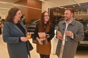 Ruth Westwood from Shropshire Council, Caroline Birch from Penguin MEP and Josh Coffey from Ricoh UK Products.