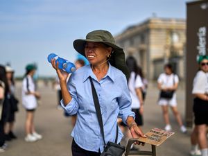 Supporting image for story: Parts of Europe burn as millions face record heat
