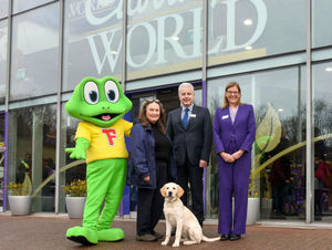 Supporting image for story: Cadbury World visitors raise £5,000 to name guide dog