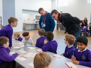 Supporting image for story: Firms join forces to deliver entrepreneurial tips to Shropshire pupils at new school