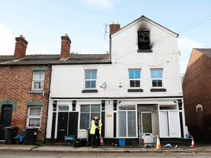 Supporting image for story: Shrewsbury man denies bludgeoning his wife with shock absorber before setting fire to their home