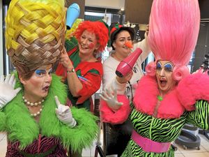 Supporting image for story: Hair raising show for Telford panto pair