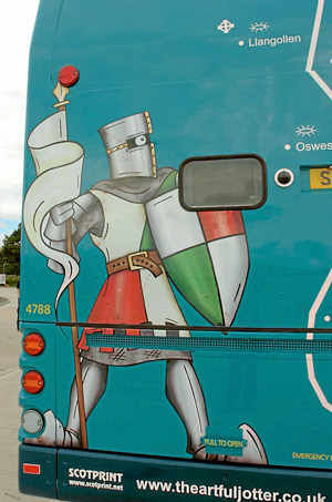 Sarah's images were inspired by the local area's history and culture