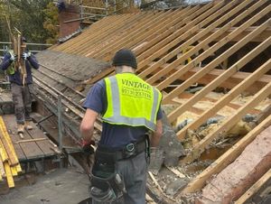 Supporting image for story: Roofer who led work on Crooked House facelift describes heartbreak at seeing it demolished 