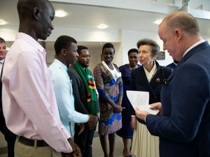 Supporting image for story: Princess Royal meets international students in visit to Shropshire university 