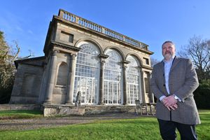 Weston Park Foundation chief executive Colin Sweeney outside the Diana Temple
