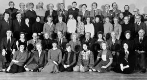 Shrewsbury Amateur Operatic Society in an undated picture from 1979. With compliments' was handwritten on the back of this print in the Shropshire Star picture archive