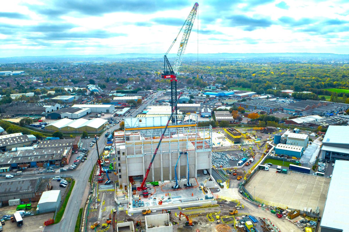 Watch: Latest amazing drone footage as Walsall clean energy development prepares for pressure tests