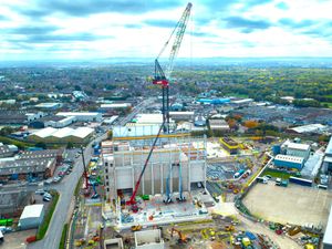 Supporting image for story: Watch: Latest amazing drone footage as Walsall clean energy development prepares for pressure tests
