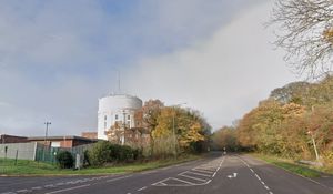 Police were called to a disused building close to Shelton Water Tower in Bicton Heath at around 11.50am on Friday. Photo: Google