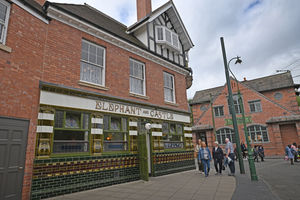 The Elephant and Castle is eye-catching to anyone walking along the street in the museum
