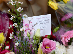 Emotional messages and tributes have been left at the scene where Katniss died