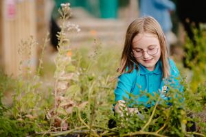 Children at Longlands Community Primary School in Market Drayton have invited local residents into the community to visit their eco-garden and animals. In Picture L>R: Jessica Armstrong 10