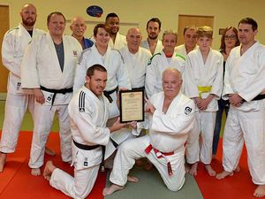 Supporting image for story: Judo guru Houston is in seventh heaven