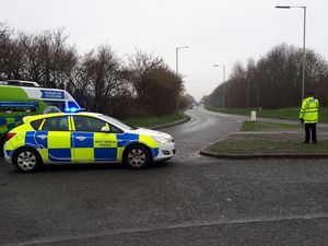 Supporting image for story: A518 in Newport closed after crash