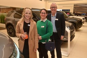 Aleesha Skett from HR Department, Sylvie Cowell and Eddie Allan from Good 2 Great.