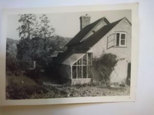 A picture of the house from the 1930s