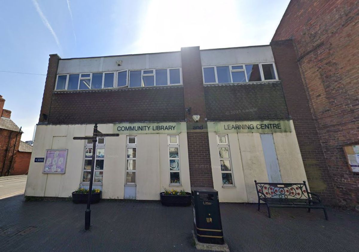 North Shropshire library closed for safety after tile fell through the ceiling
